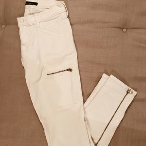J. Brand White Skinny Jeans